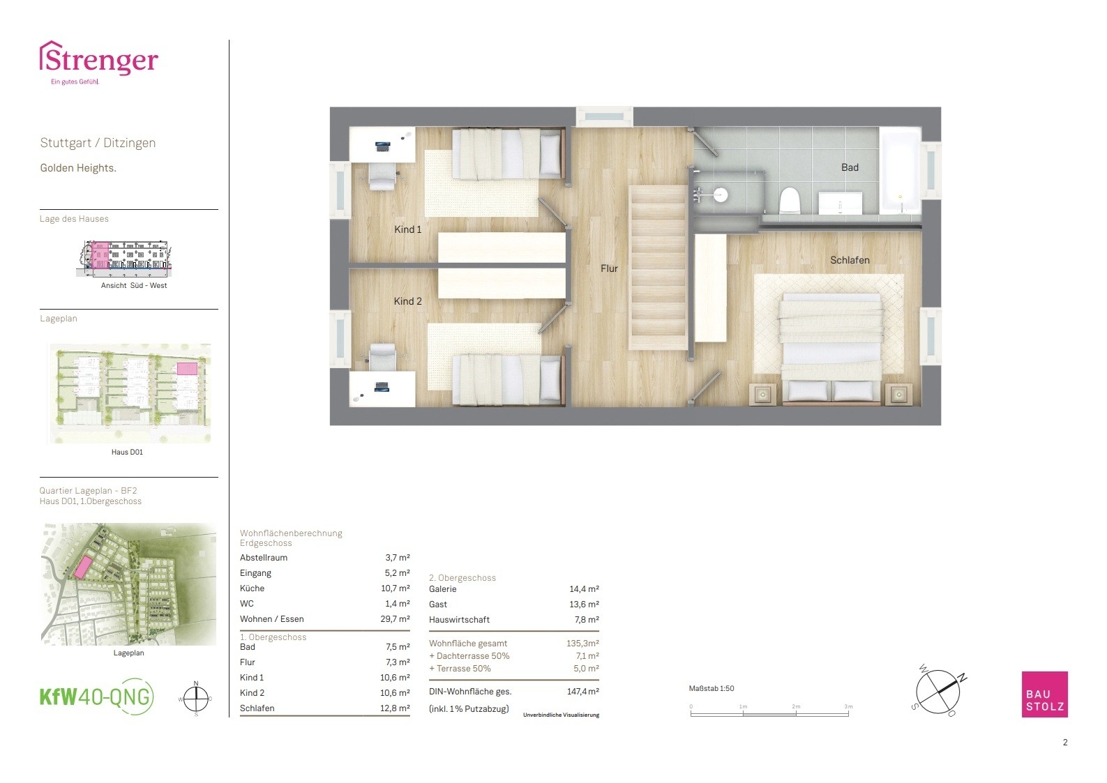 Grundriss 1. Obergeschoss